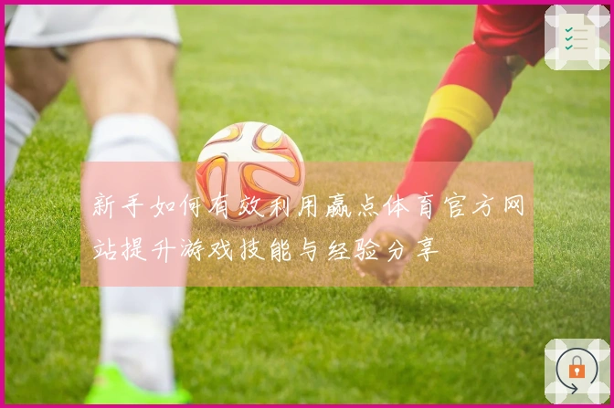 新手如何有效利用赢点体育官方网站提升游戏技能与经验分享